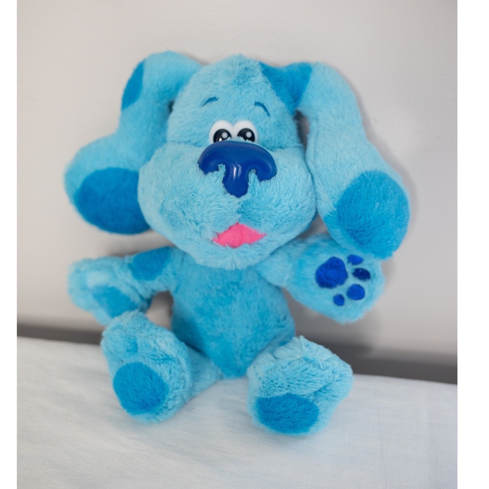 Nickelodeon Blue's Clues Plush You Check UP Kids 13" Blue Viacom 2021 Dog Toy